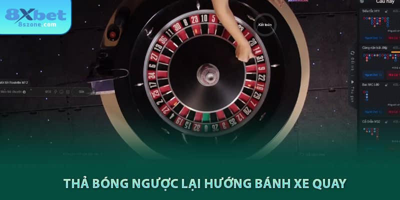 Cách chơi Roulette: Kiến thức cơ bản và tỉ lệ cược 20 Thả bóng ngược lại hướng bánh xe quay
