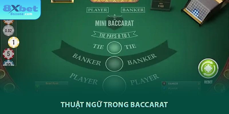 Cách Chơi Baccarat - Hướng Dẫn Cho Người Mới Update 2025 14 Thuật ngữ trong Baccarat tại 8xbet