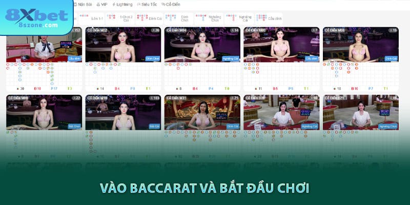 Cách Chơi Baccarat - Hướng Dẫn Cho Người Mới Update 2025 13 Vào Baccarat 8xbet và bắt đầu chơi