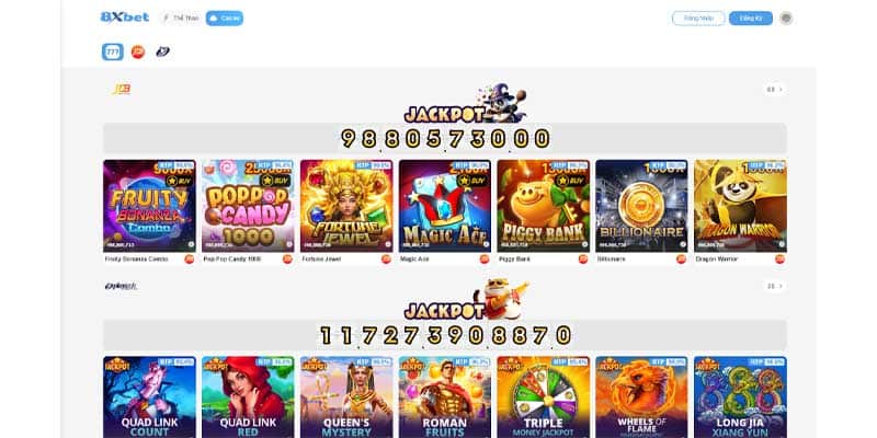 8xbet ⭐ Link Nhà Cái 8xbet.com Đăng Ký Thưởng +200k 21 Slot Games 8Xbet